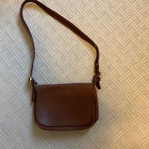Vintage Leather Coach Bag